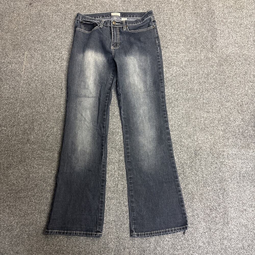 Vintage Women’s Paco Bootcut Flare Jeans Embroidered Size 11 Y2K Boho Hippie